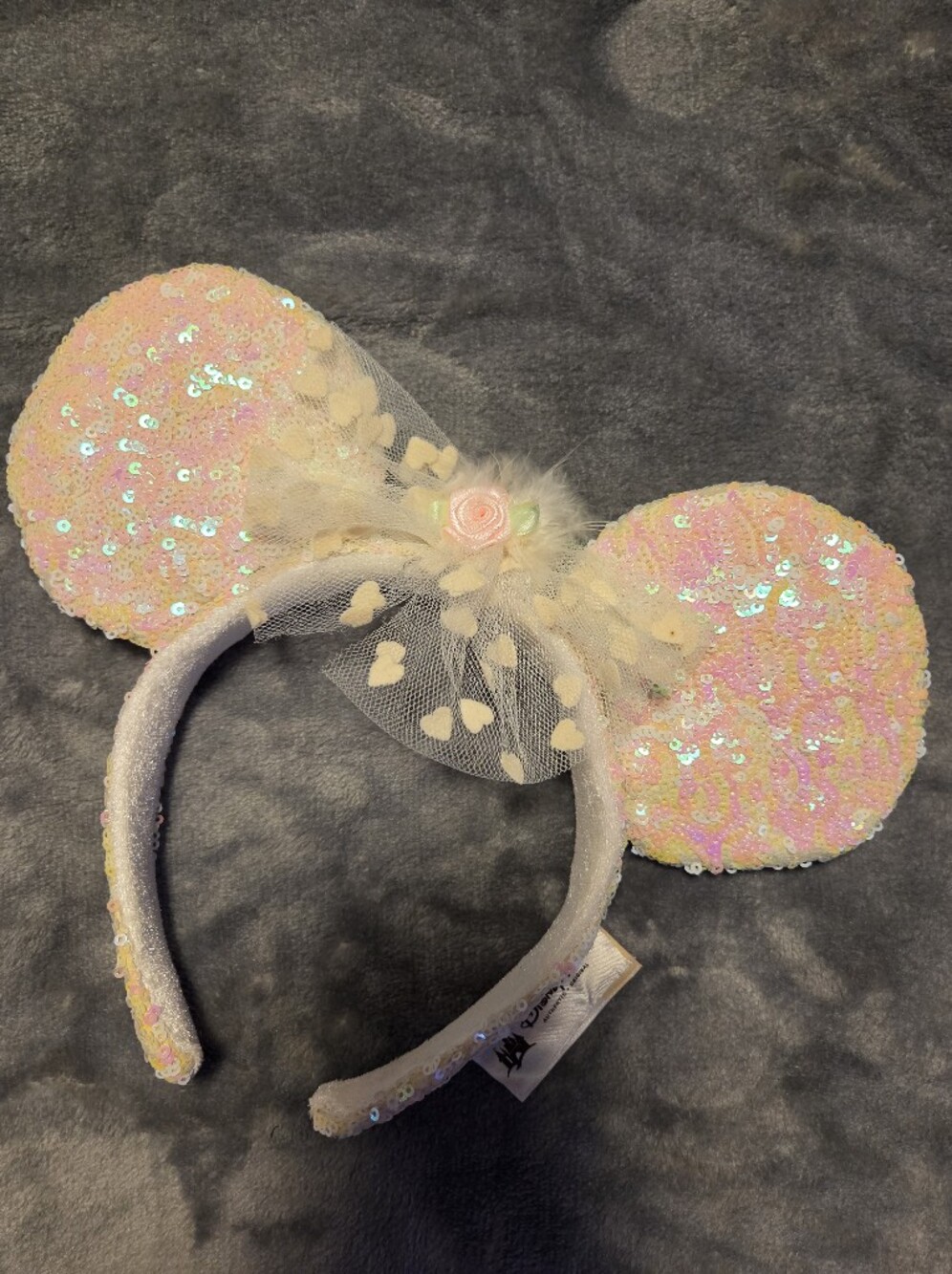 Disney Wedding Minnie Ear Headband